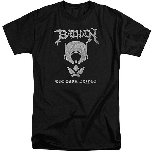

Футболка Batman black metal с коротким рукавом, взрослая, удлиненная Licensed Character