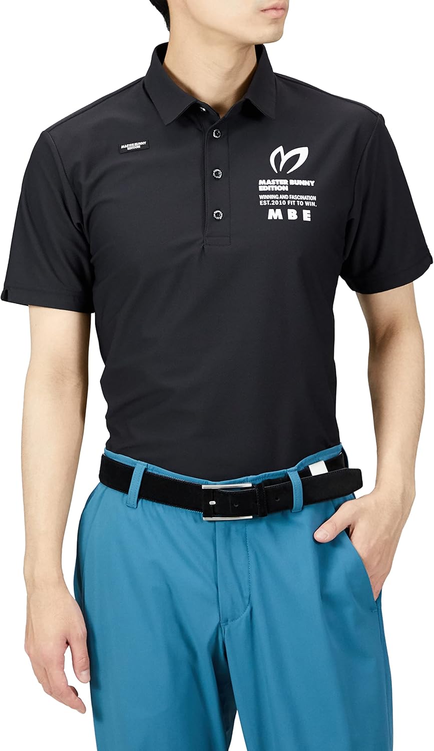 

Мужская поло-рубашка с коротким рукавом Masterbunny 758-2260001 (Warm Dals: сохраняет тепло и согревает) / для гольфа Master Bunny Edition, черный