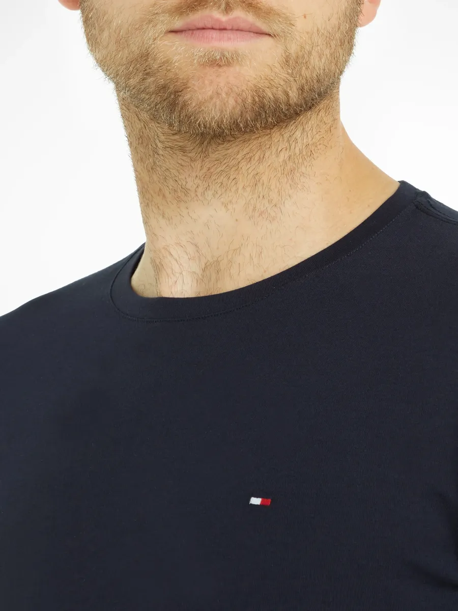 Рубашка Tommy Hilfiger с длинными рукавами "STRETCH SLIM FIT LONG SLEEVE", из органического эластичного хлопка, цвет Desert Sky — фото 3