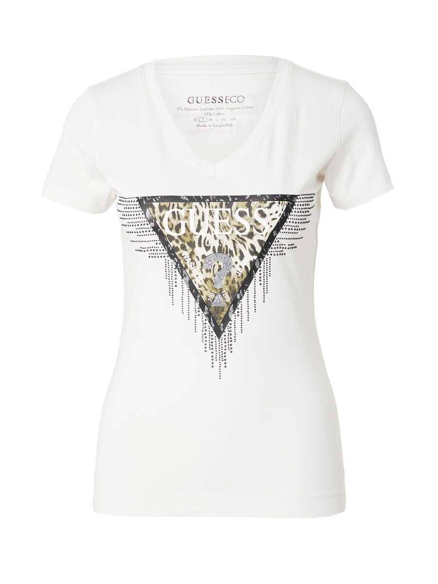 

Футболка GUESS Shirt TRIANGLE TIGER, кремовый