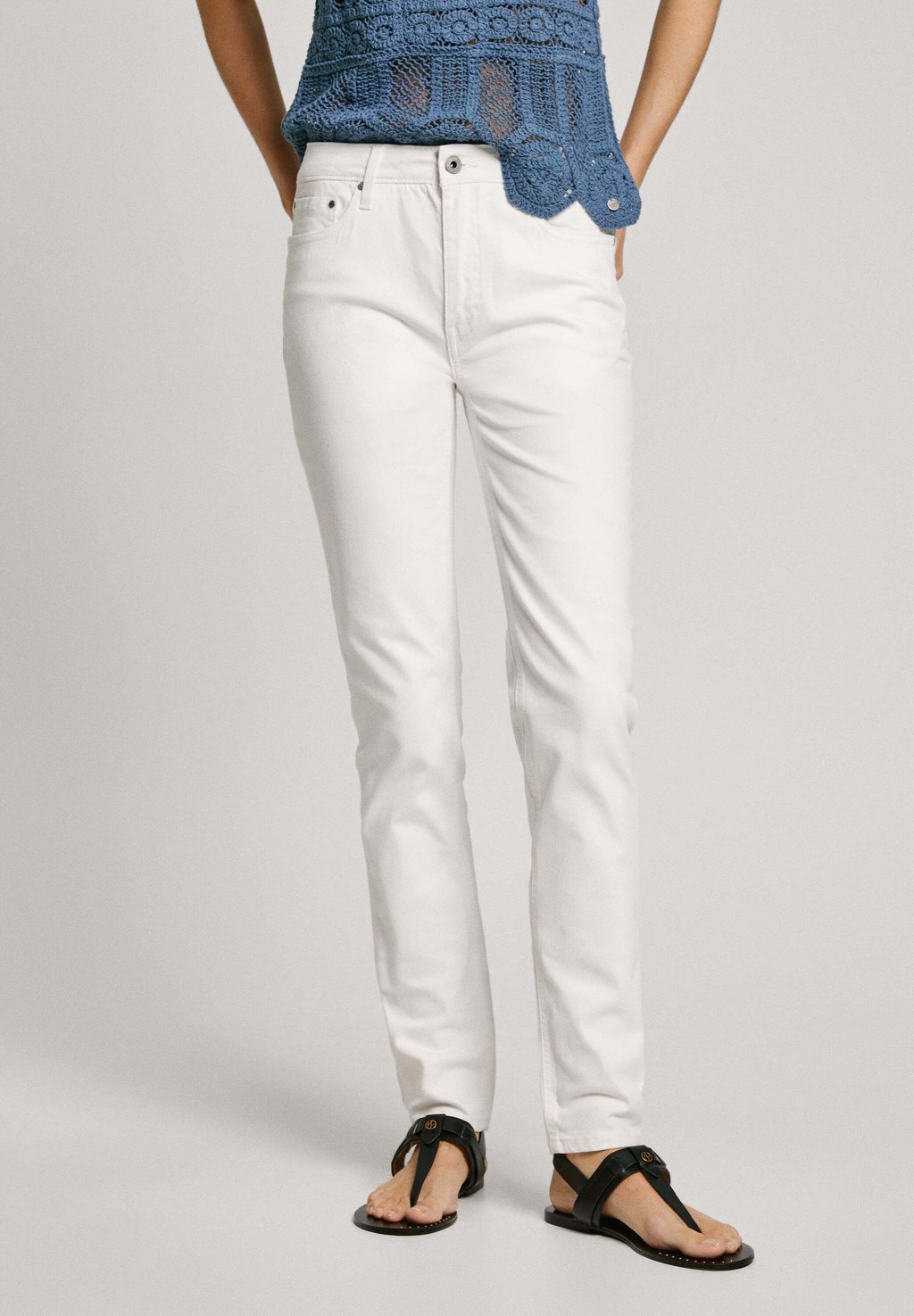 

Джинсы MID RISE THELMA Pepe Jeans, белый