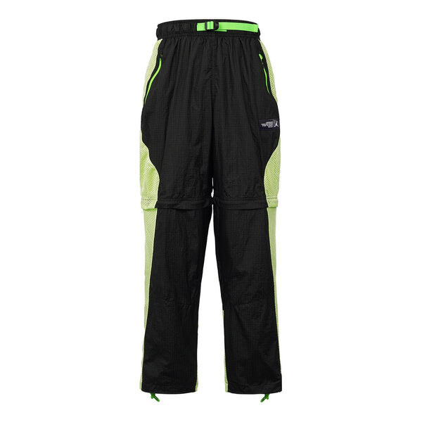 

Спортивные штаны Air Jordan 23 Engineered Splicing Mesh Breathable Detachable Sports Pants Black, черный