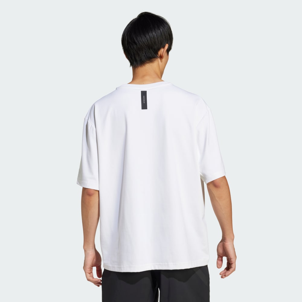 Футболка Adidas Z.N.E. Loose-Fit Tee, белый — фото 2