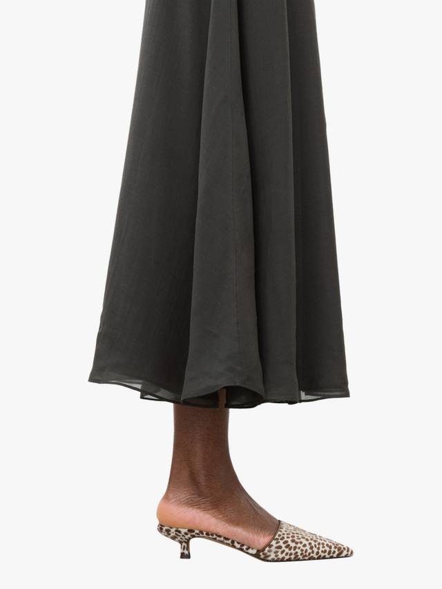 Noomi кожаные босоножки на каблуке kitten heel Flattered, Off White/Brown — фото 2
