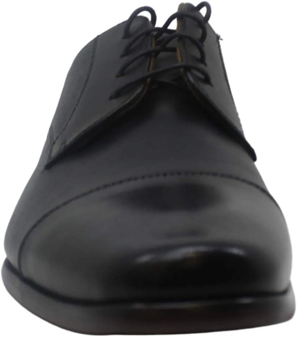 Мужские оксфорды Florsheim с перфорацией на мыске Angel Cap Toe, Black — фото 3