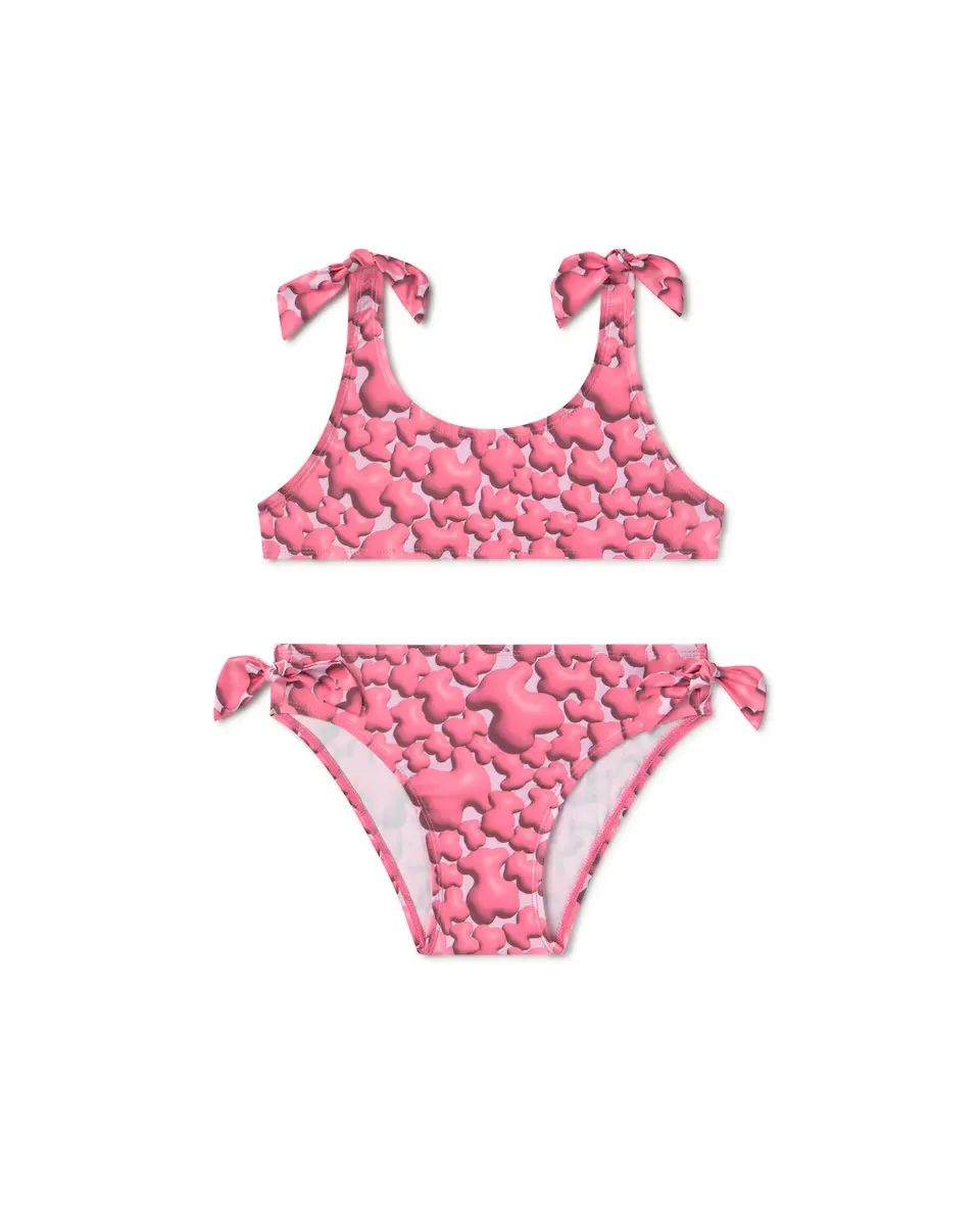 

Верх бикини для девочки с принтом медведей Tous, цвет Rosa