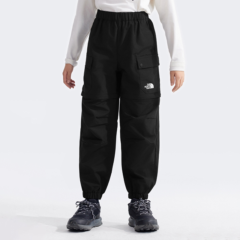 THE NORTH FACE Детские вязаные спортивные штаны для детей 3-7 лет Cosmic Black — фото 3