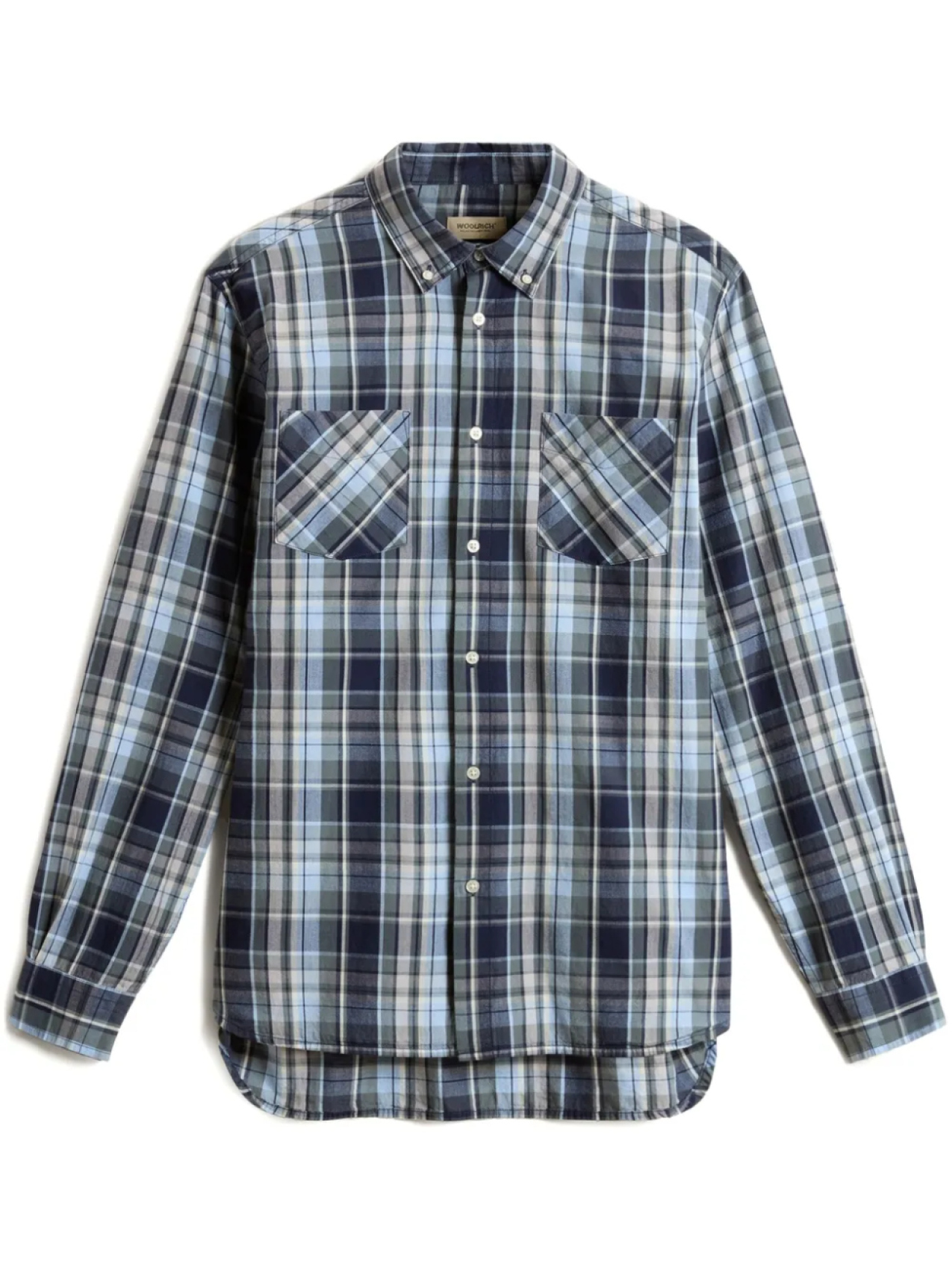 

Рубашка Woolrich Madras, синий