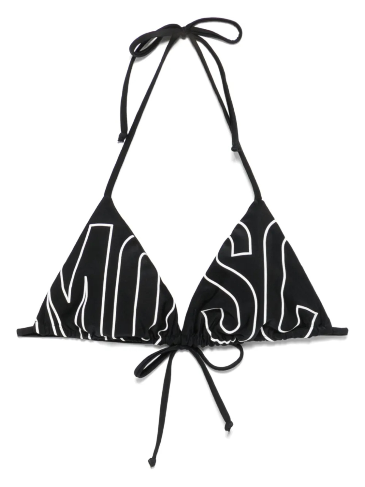 

Верх бикини с логотипом Moschino, черный