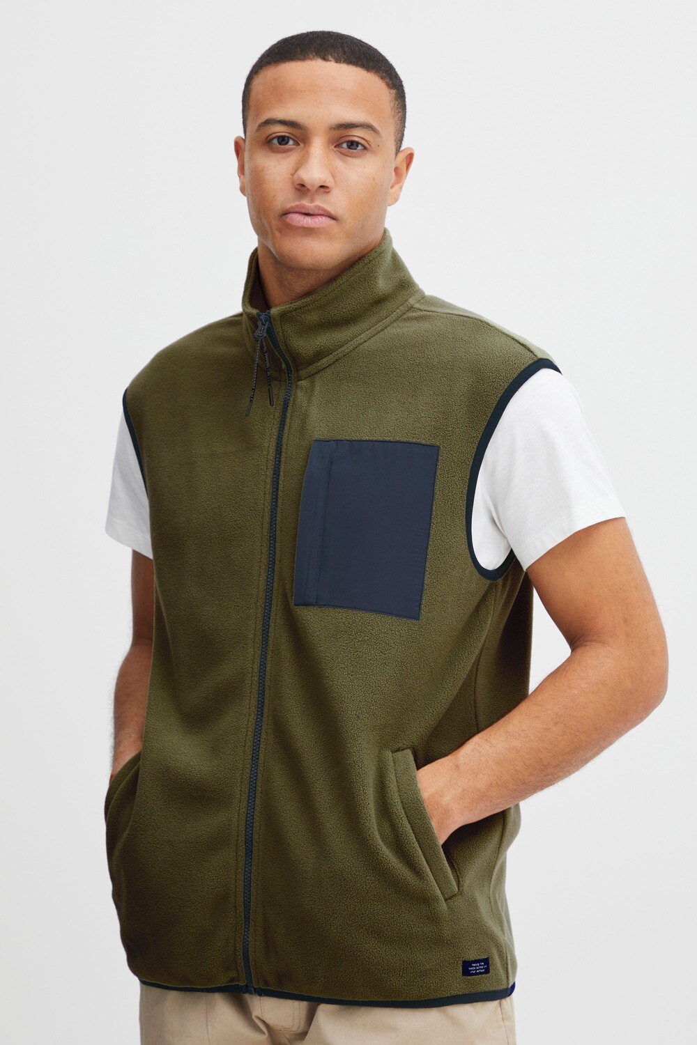 

Утепленный жилет BLEND Fleece, зеленый