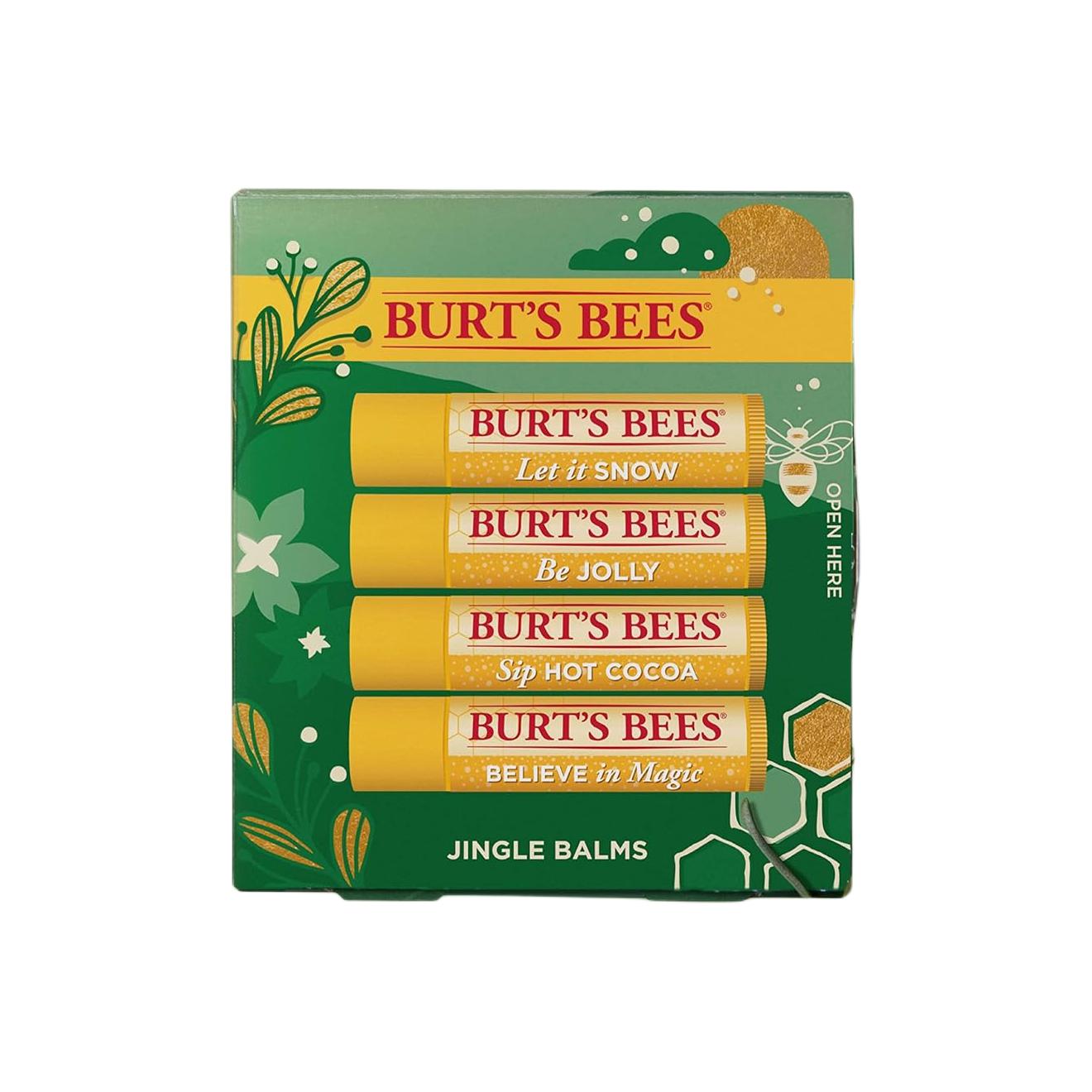 

Набор бальзамов для губ bert's bee увлажняющий и питающий упаковка 4 шт BURT'S BEES