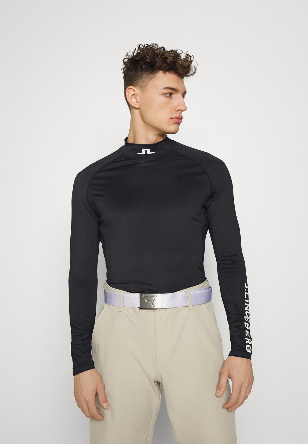 

Футболка с длинным рукавом AELLO SOFT COMPRESSION J.LINDEBERG Sports, черный