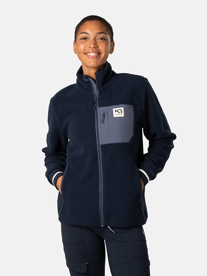 

Флисовая куртка KARI TRAA, темно-синий