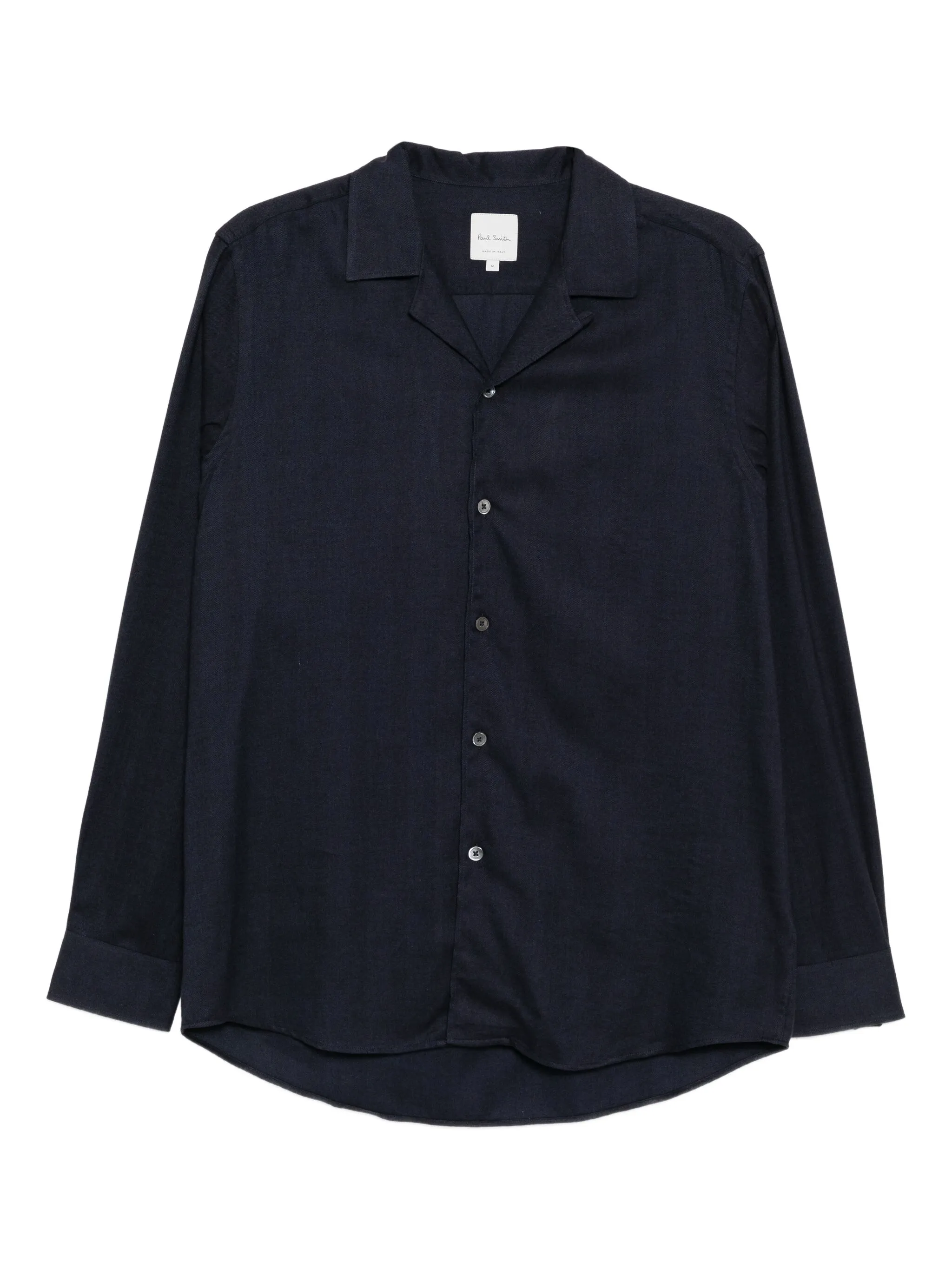 

Рубашка с распашным воротником Paul Smith, синий