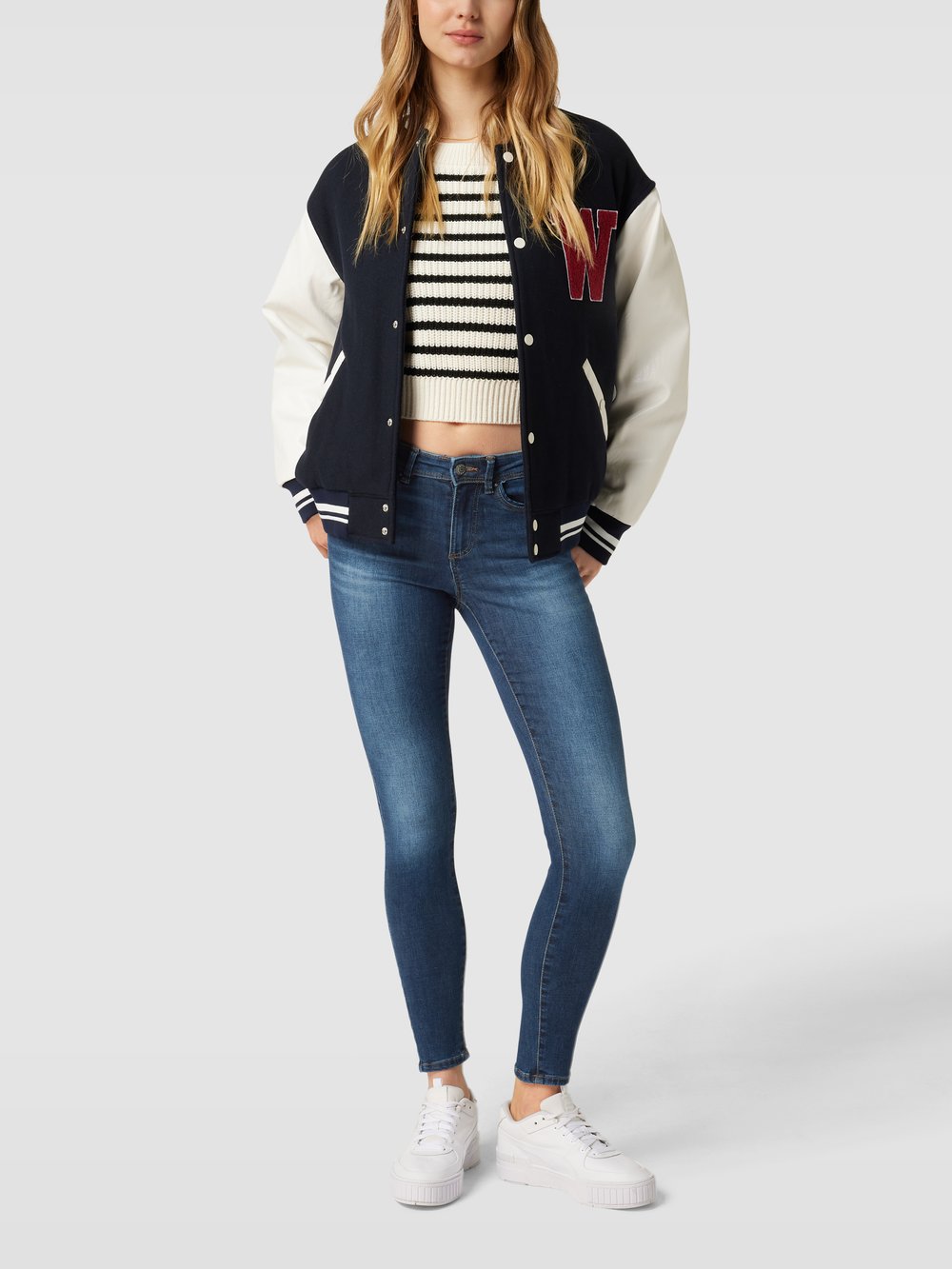 

Джинсы с 5 карманами, модель «WAUW» Only, темно-синий