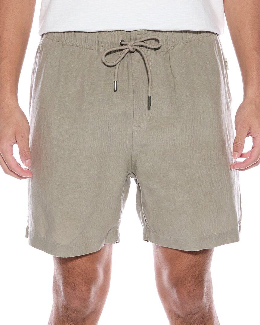 

Шорты-накидки Onia Air из льняной смеси, коричневый