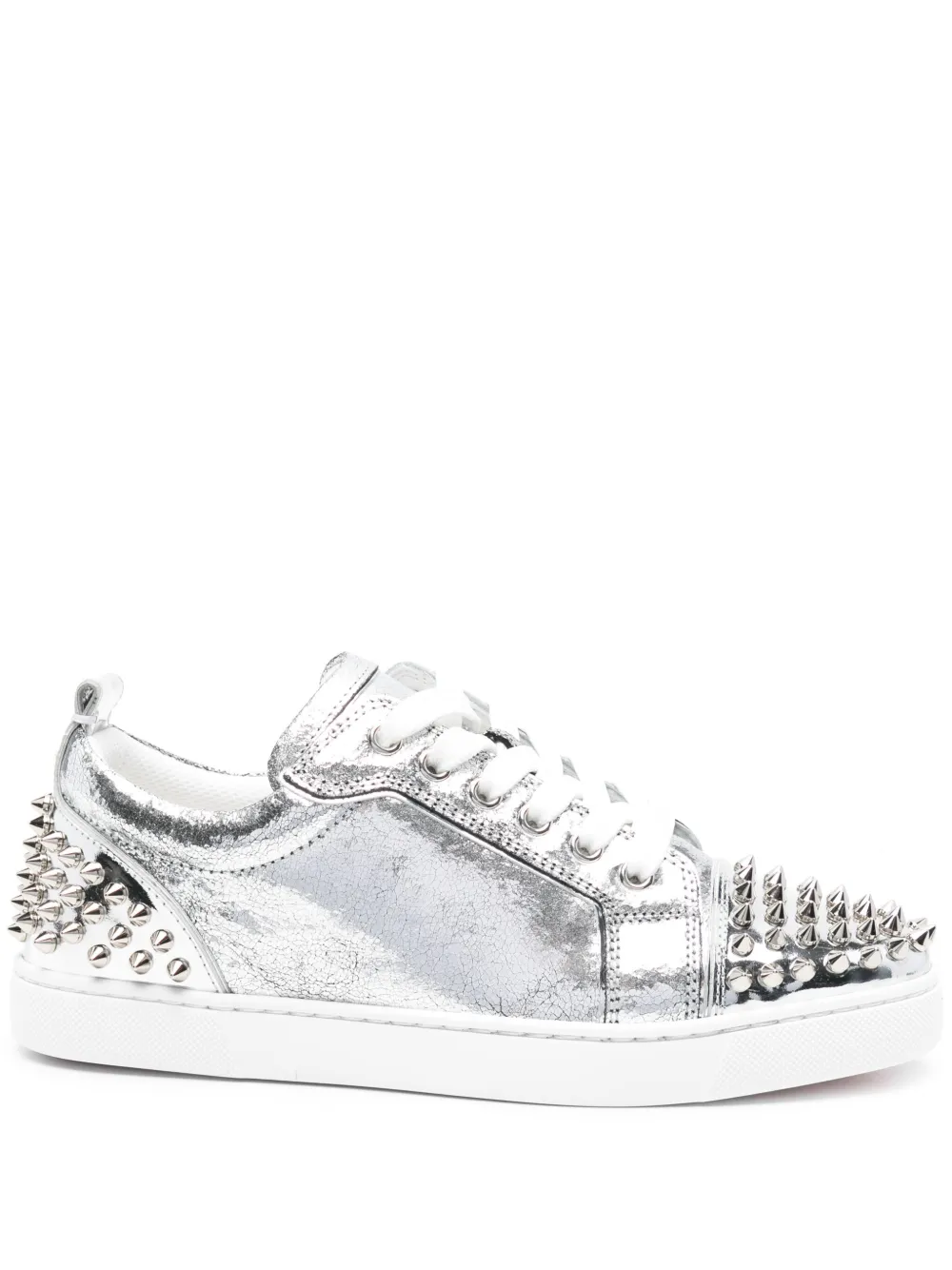 Кроссовки Louise Christian Louboutin, серебяный