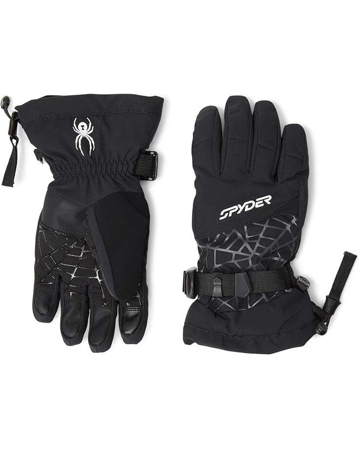 

Перчатки Spyder Kids Overweb Gloves, черный