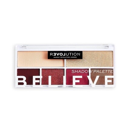 

Палетка теней Revolution Color Play Палитра теней для век Believe, Relove