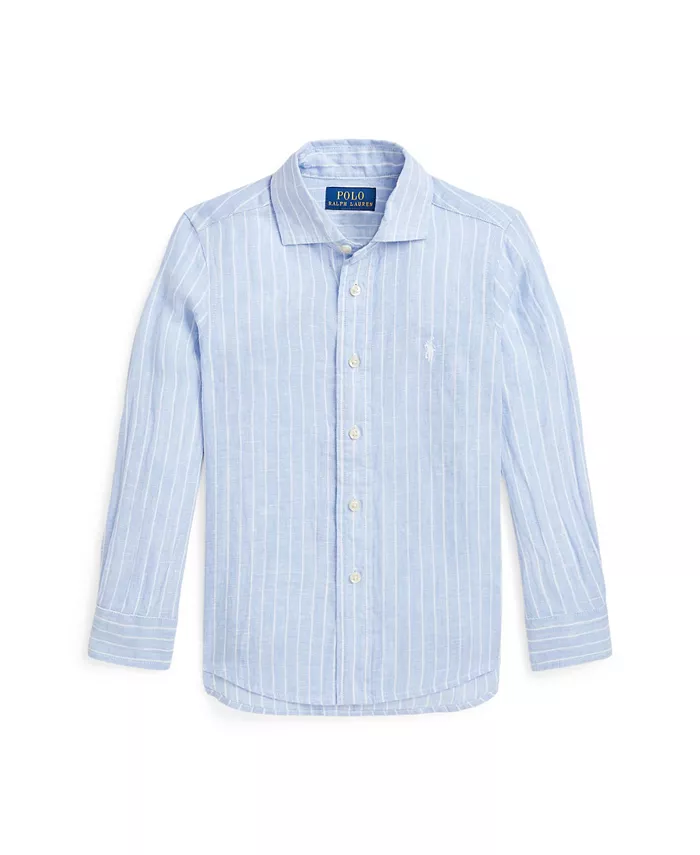 

Футболка в полоску для малышей и мальчиков Polo Ralph Lauren, синий