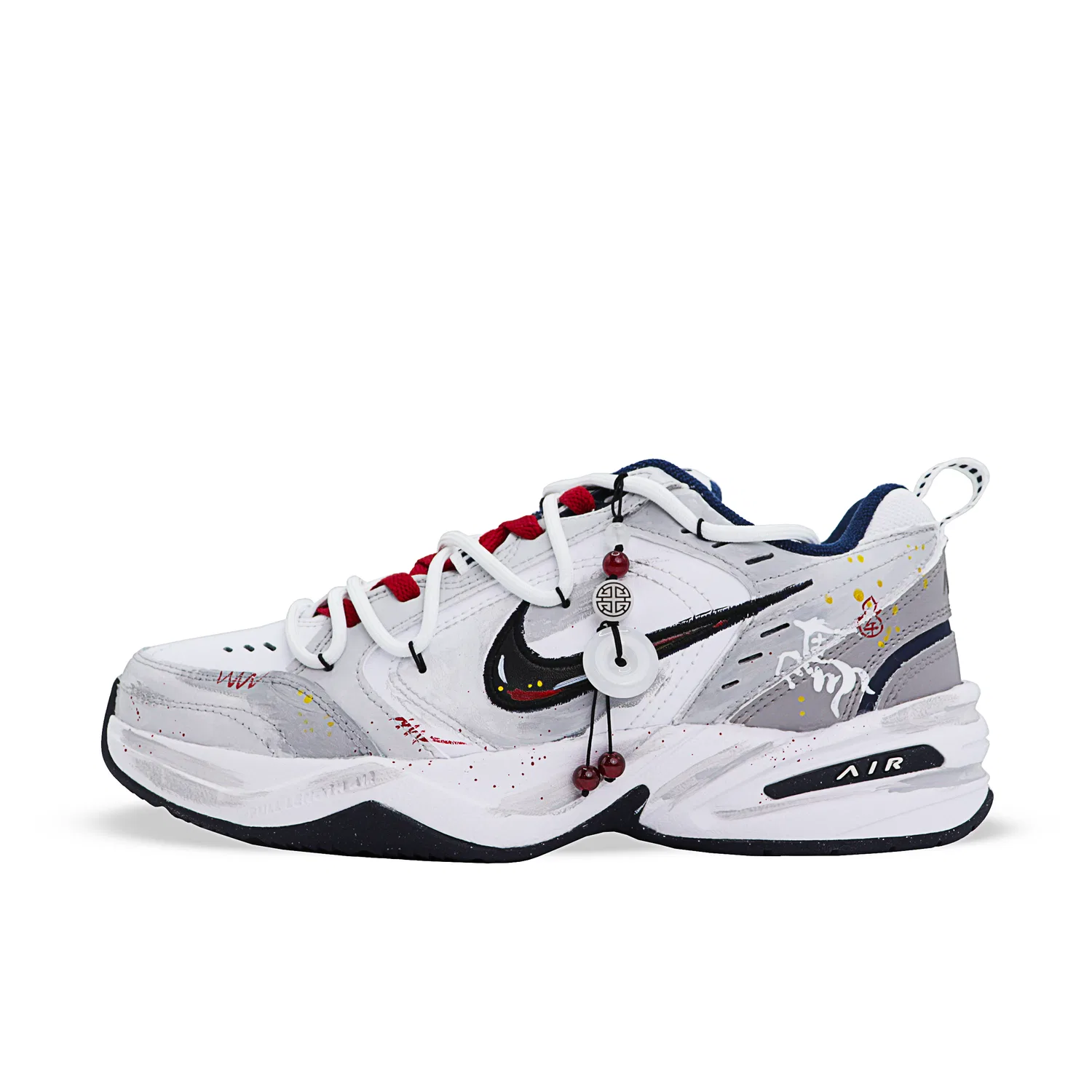 Кроссовки Chunky Nike Air Monarch 4 Gray White — фото 4