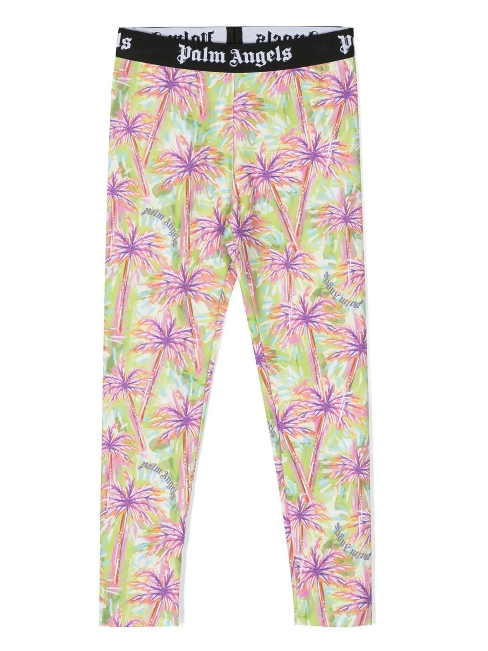 

Леггинсы с принтом Palm Angels Kids, зеленый