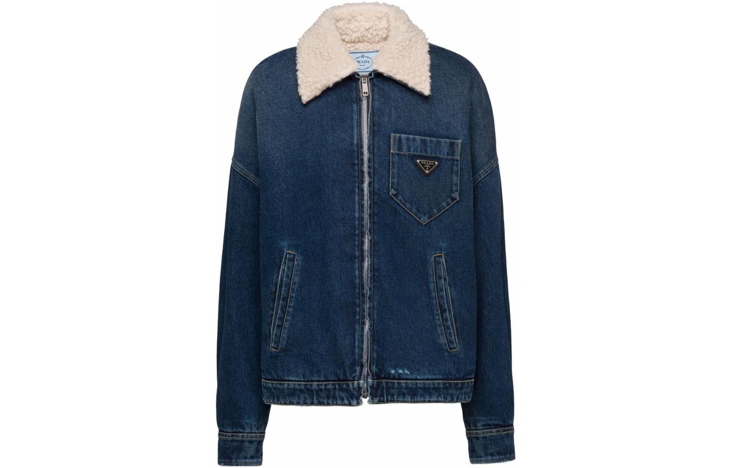 

Джинсовая куртка женская синяя Prada