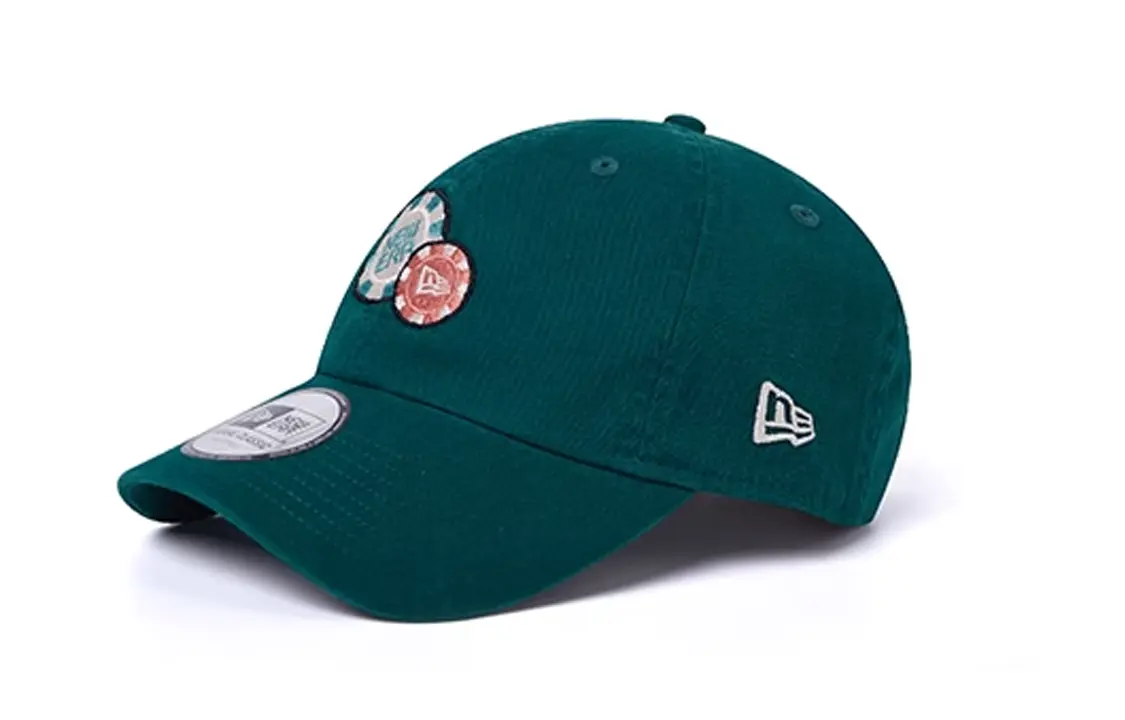 

New Era Хлопковая бейсболка унисекс зеленая, Green