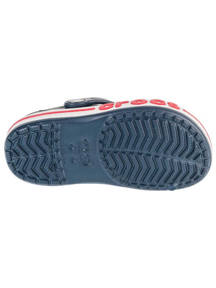 Детские сабо Crocs Bayaband синего цвета — фото 4