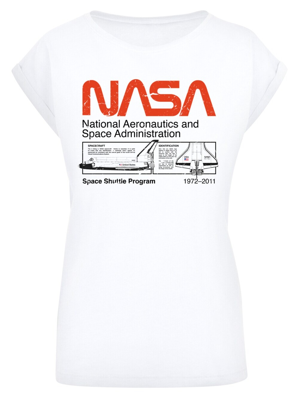 

Рубашка F4Nt4Stic NASA Classic Space Shuttle White, белый