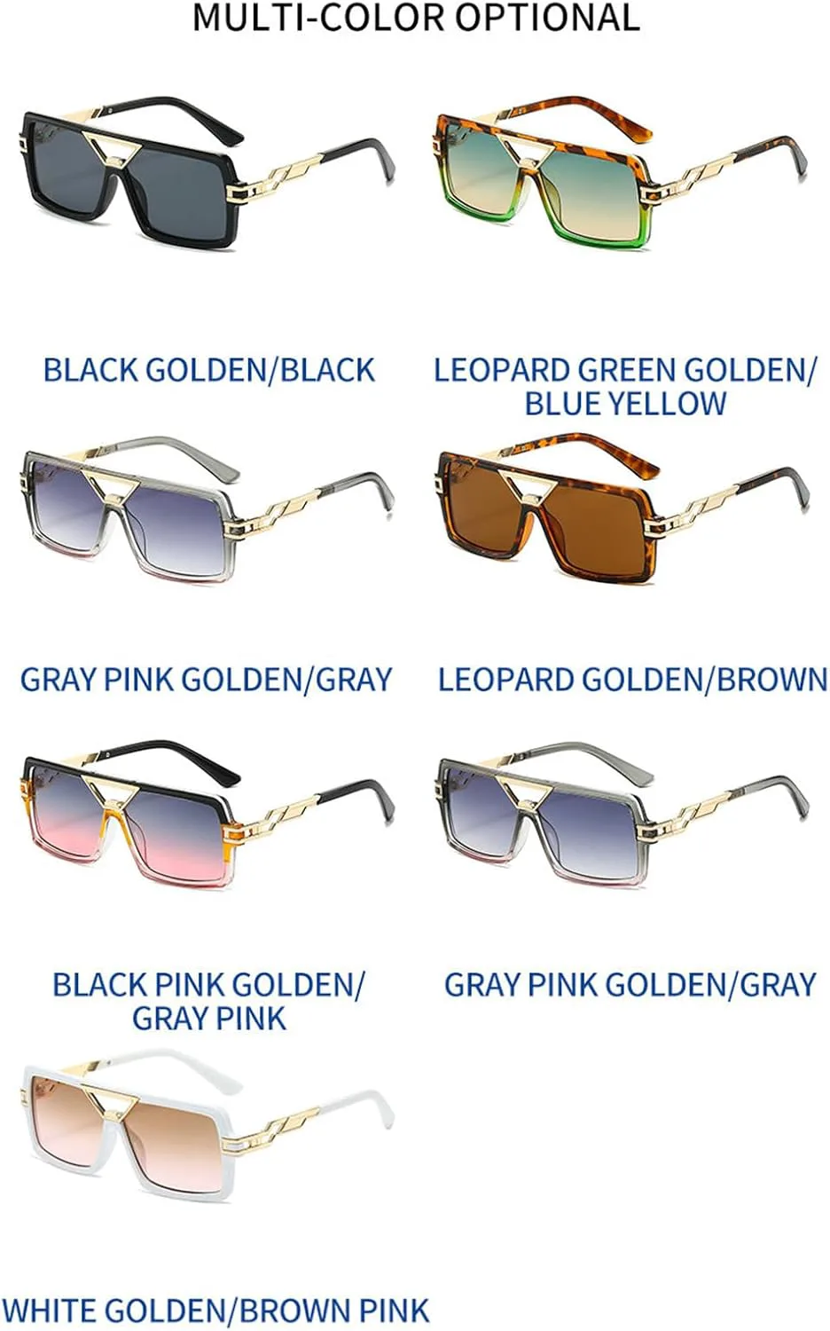 

Солнцезащитные очки Willochra Double Bridges Square для женщин, модные градиентные очки UV400, ретро-многоугольные солнцезащитные очки для мужчин, черные F27, C4