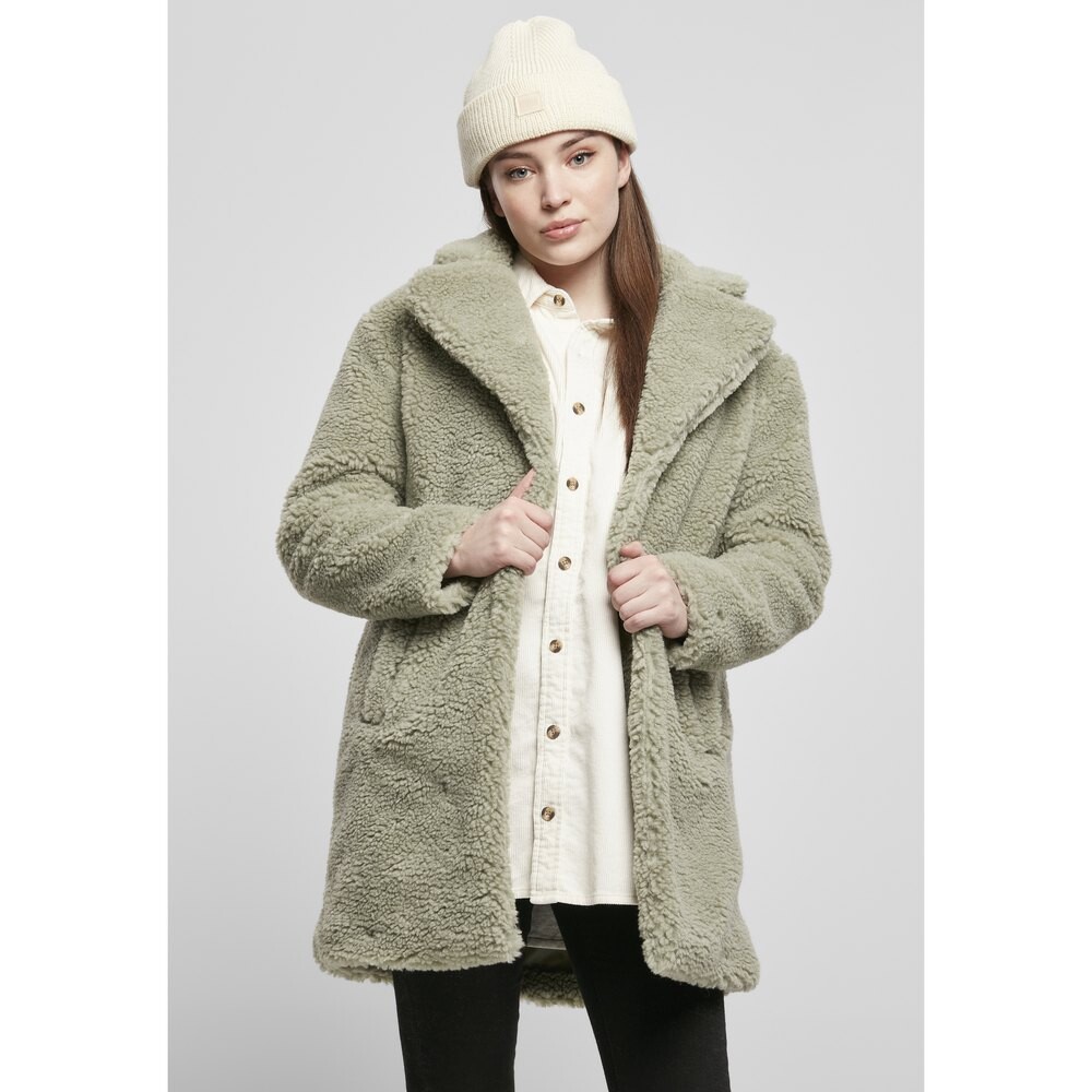

Куртка Urban Classics Oversized Sherpa, зеленый