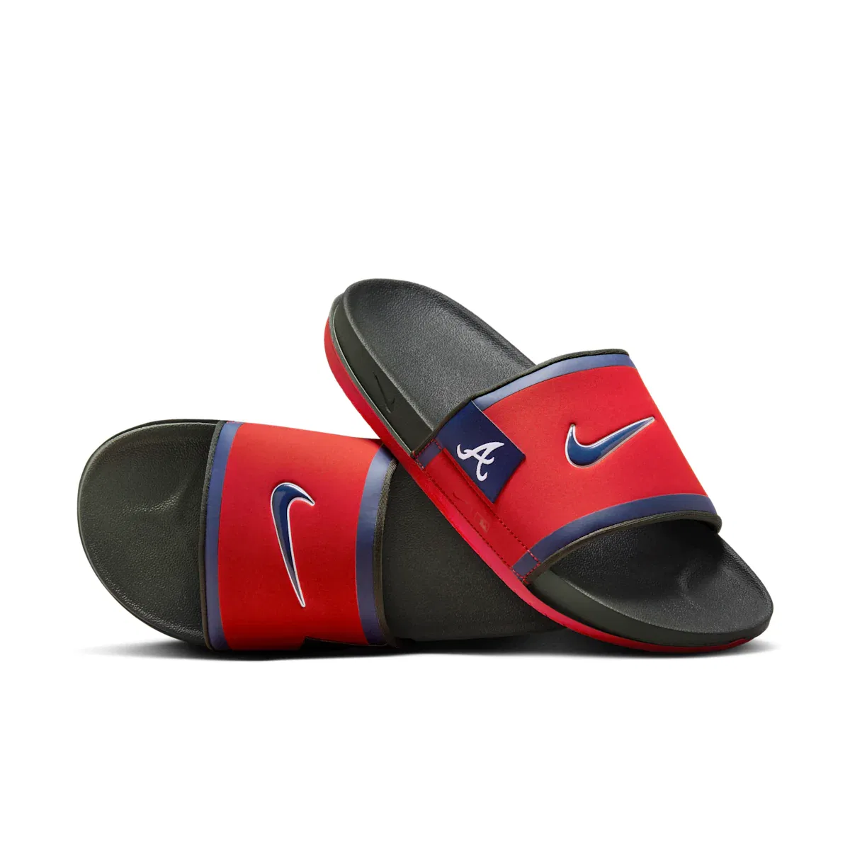 Men's Offcourt (Atlanta Braves) Offcourt Slides Nike, красный