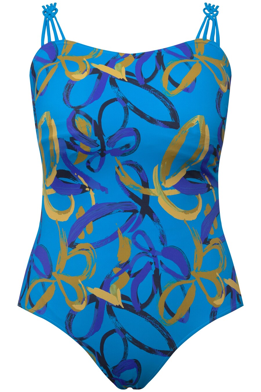 

Купальник-футболка Ulla Popken, цвет Blue/Dark blue