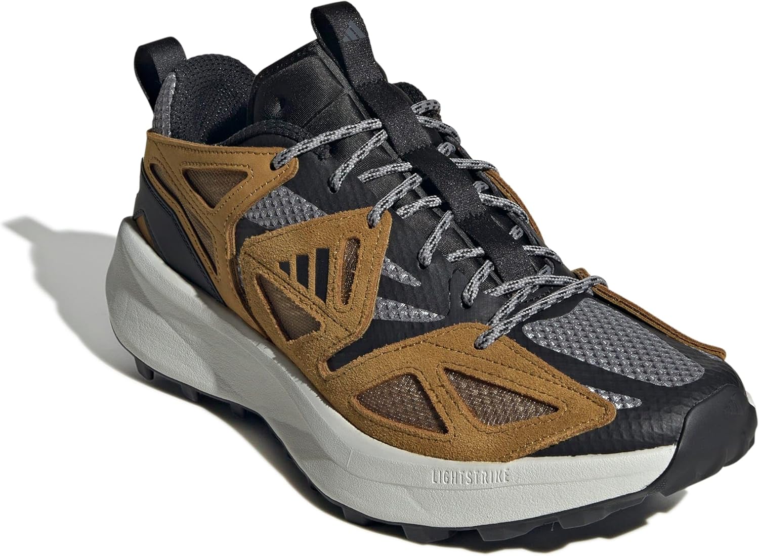 Мужские кроссовки Adidas Kantai Trail, черный/серый/бронзовый — фото 4