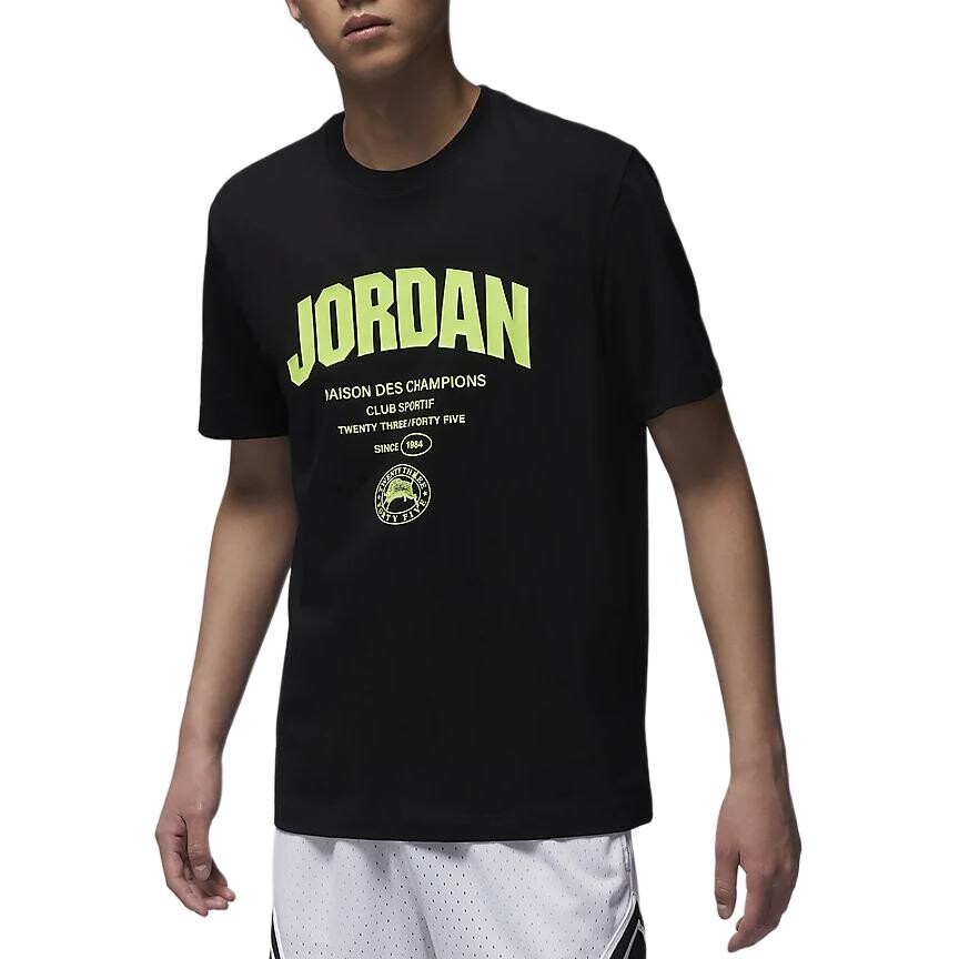 

Спортивная футболка мужская черная Jordan, черный