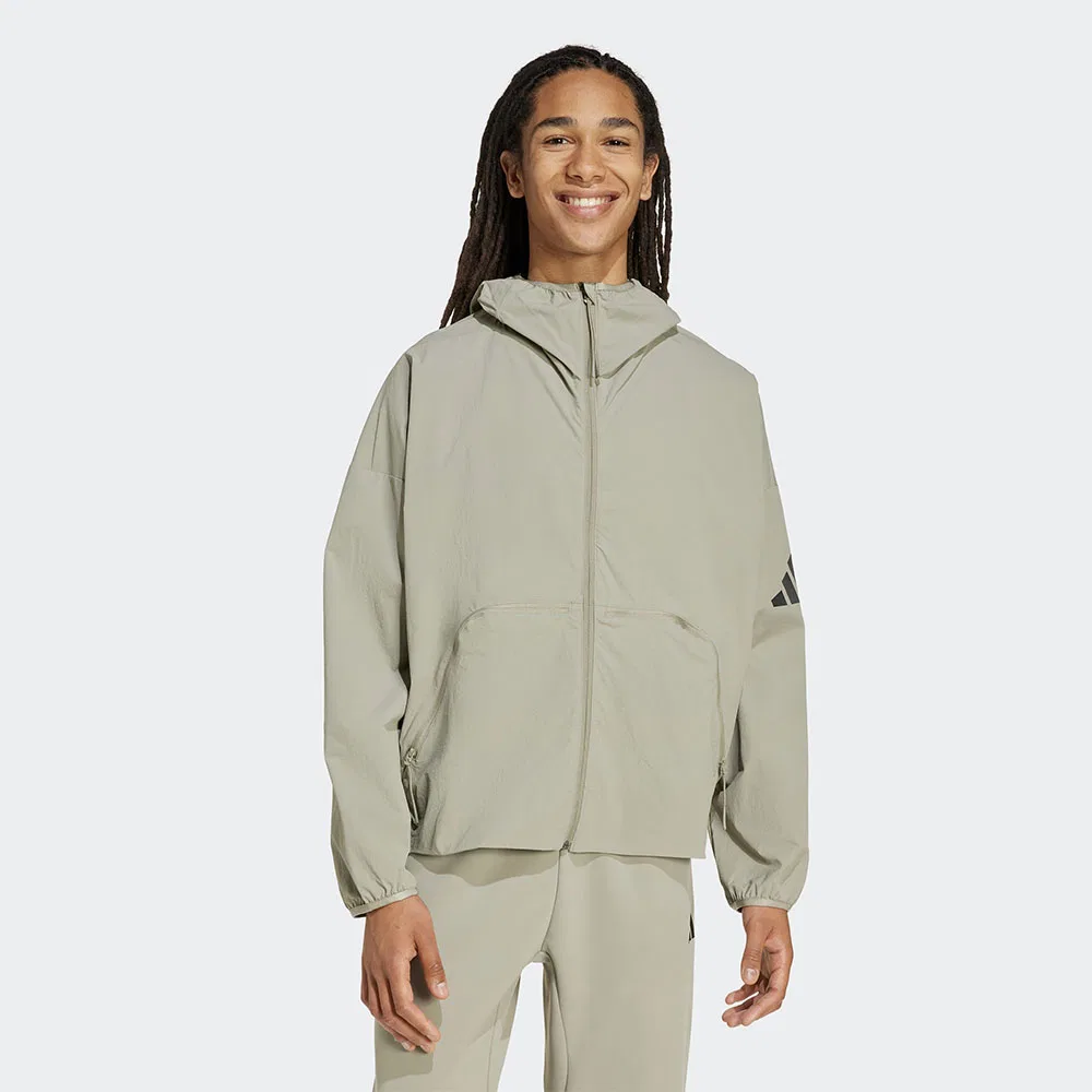 Мужская ветровка Adidas Myshelter, серебристо-галечная