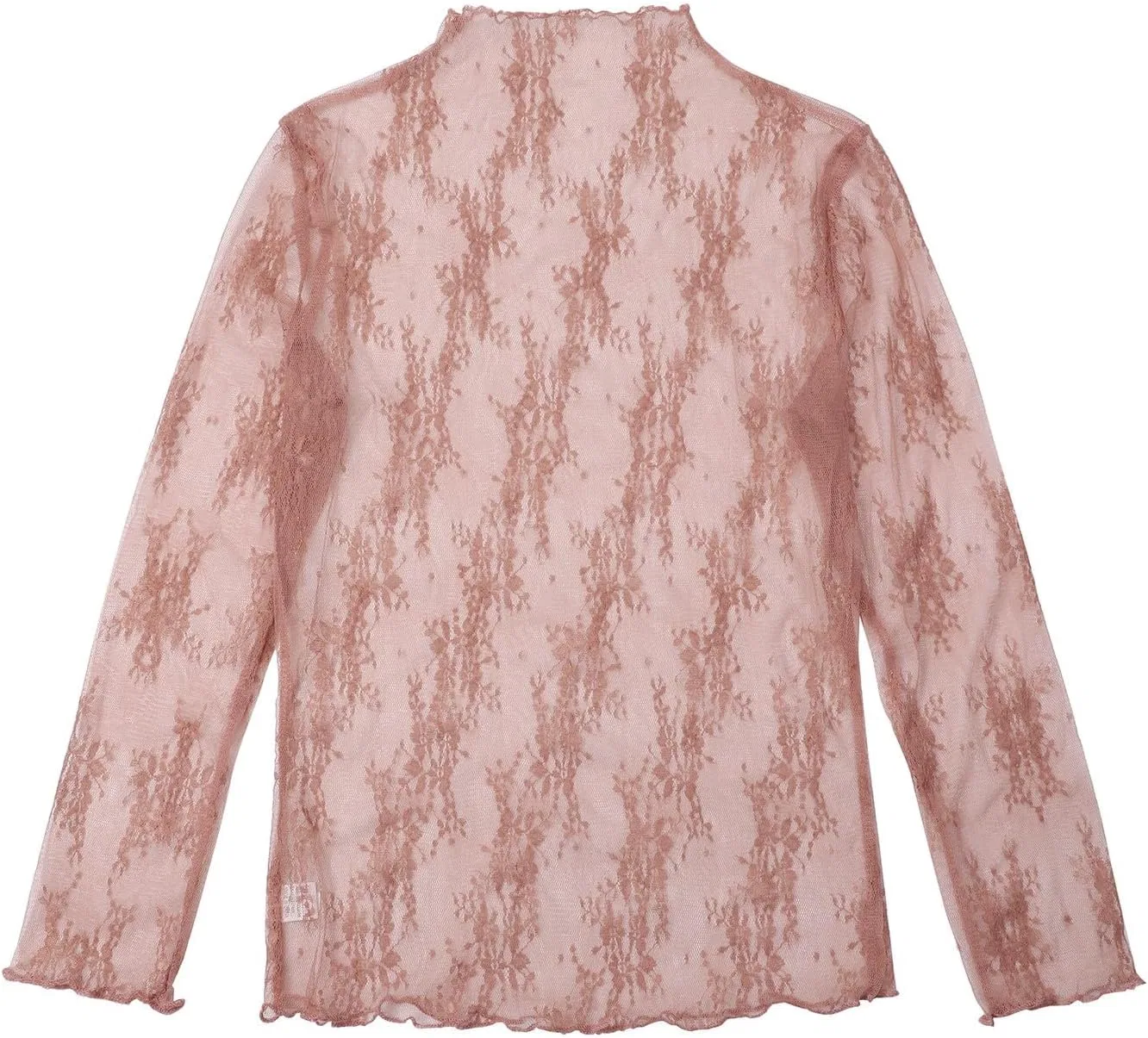 Блузка женская с длинным рукавом, Comfort Blouse, коричневый