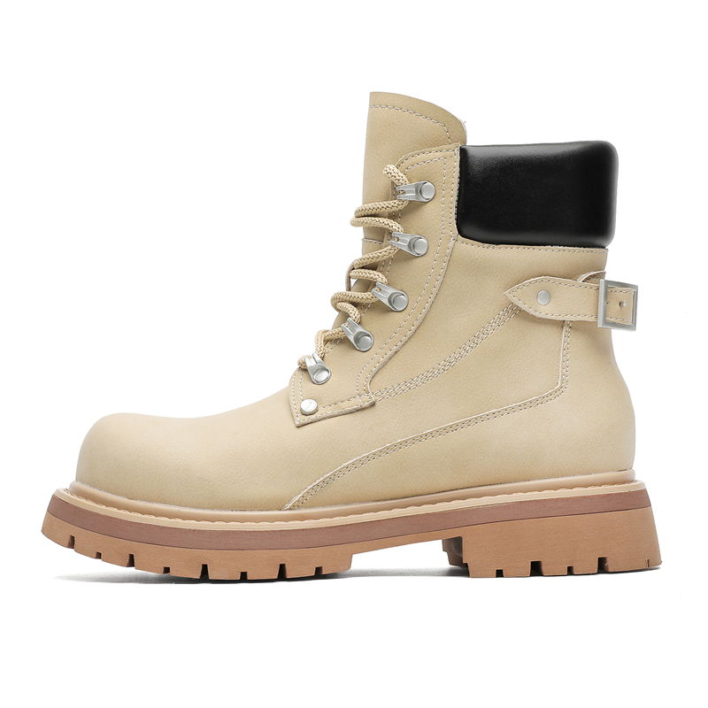 

ZHENRAN Мужские ботинки Martin Beige, цвет Beige
