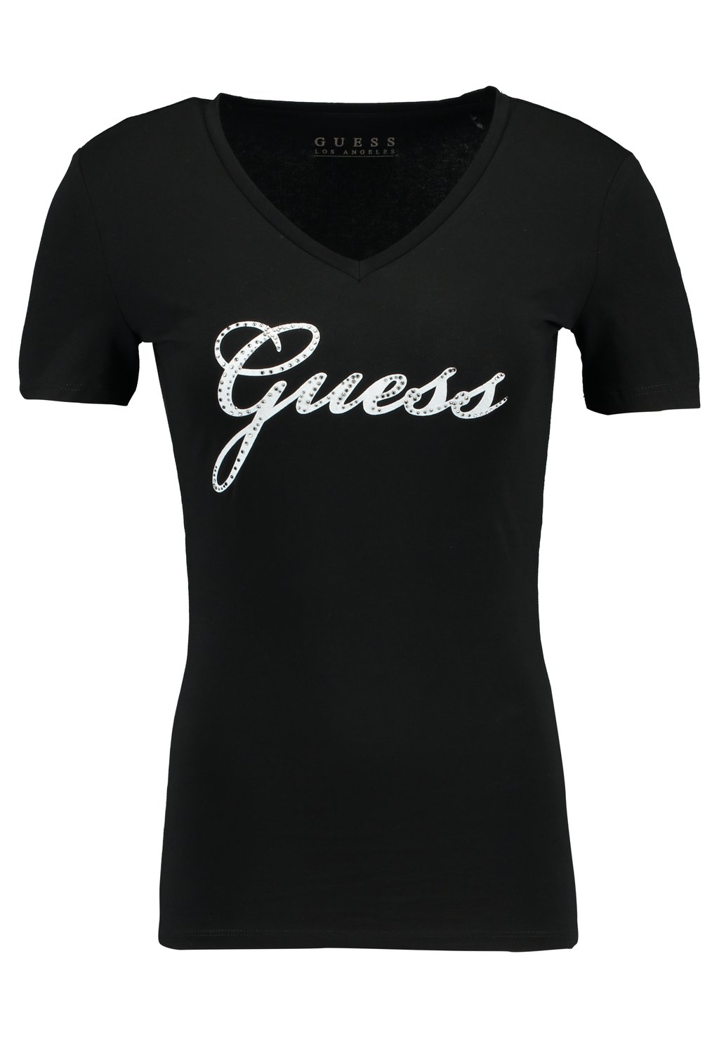 

Футболка с принтом SLIM FIT Guess, черный