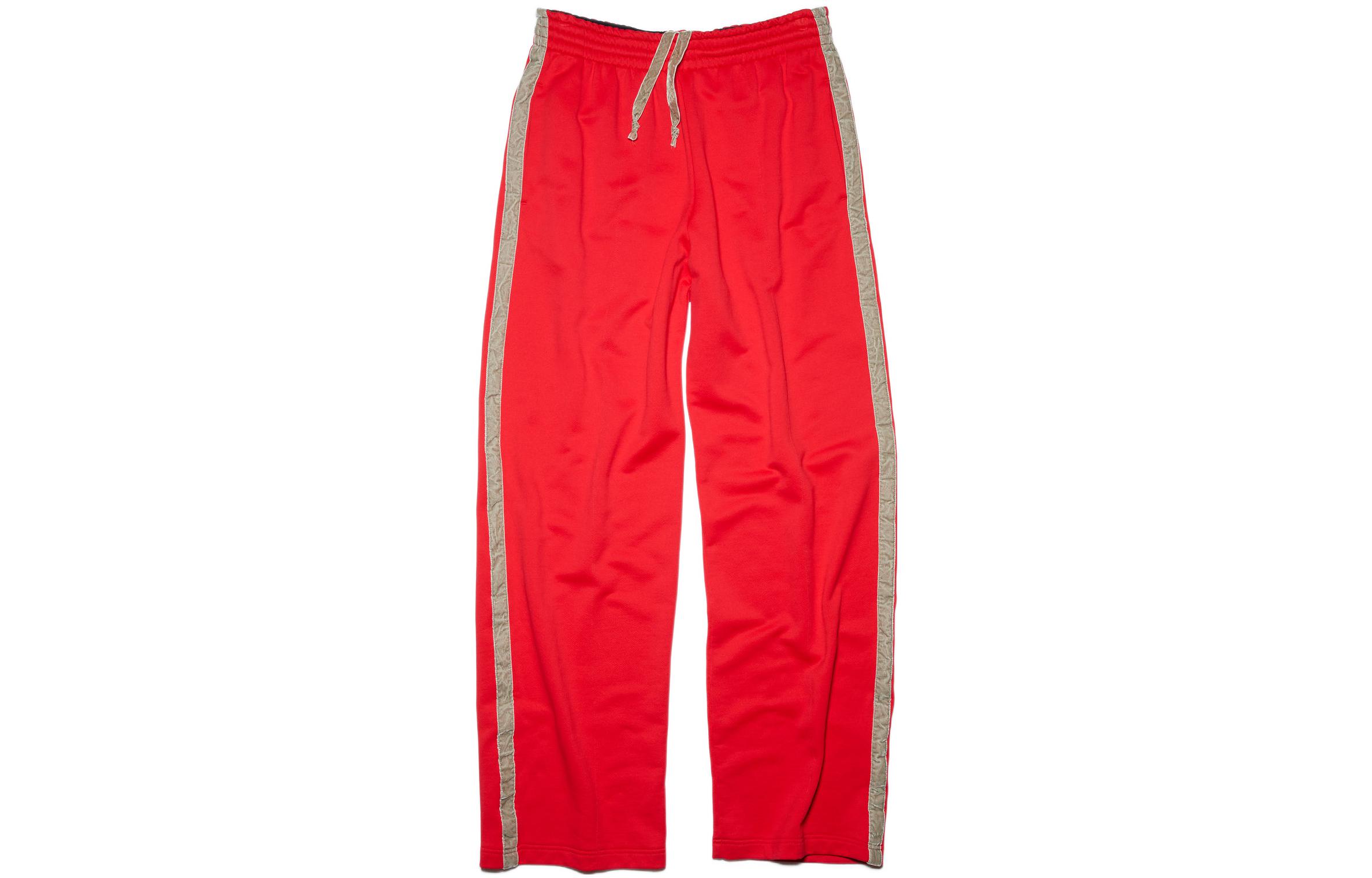 

Acne Studios SS22 Трикотажные спортивные штаны унисекс красные