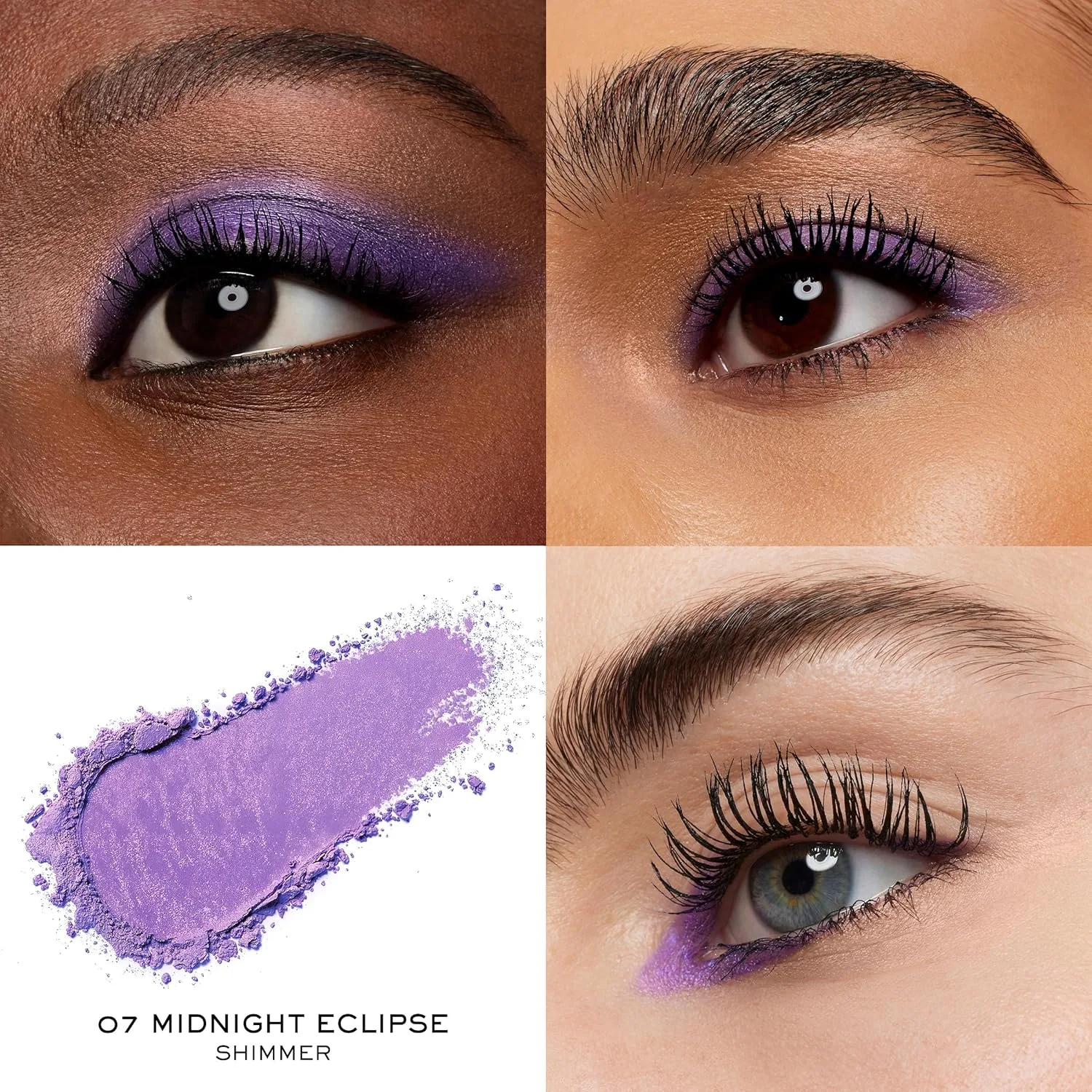Тени для век Lancôme Idôle Goddess Dimension, мерцающий финиш - высокая пигментация, стойкость в складках века, стойкий макияж глаз, легко растушевывается, можно наслаивать цвет., 07 Steller Light — фото 3