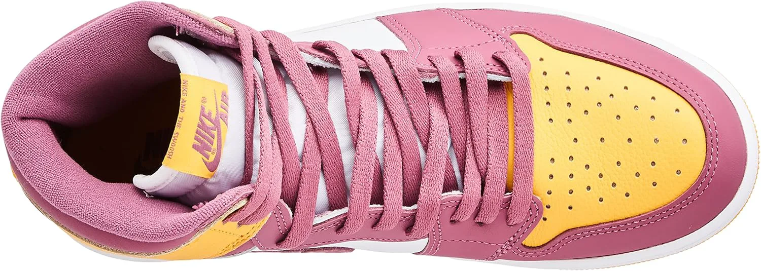 Мужские кроссовки Air Jordan 1 High Nike, золотой — фото 3