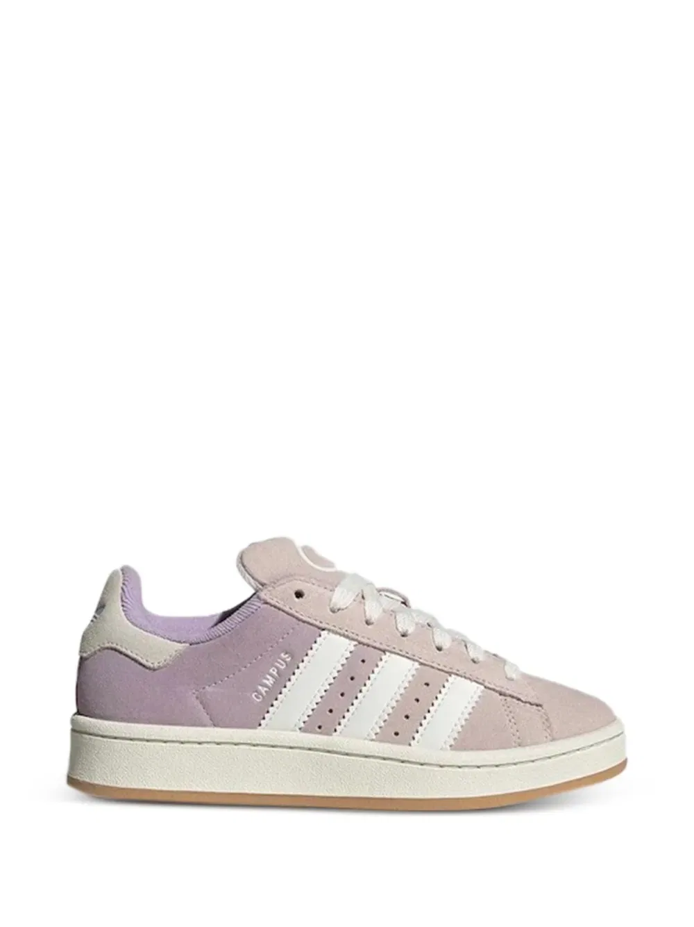 Кроссовки на шнуровке с символикой кампуса Adidas Kids, фиолетовый