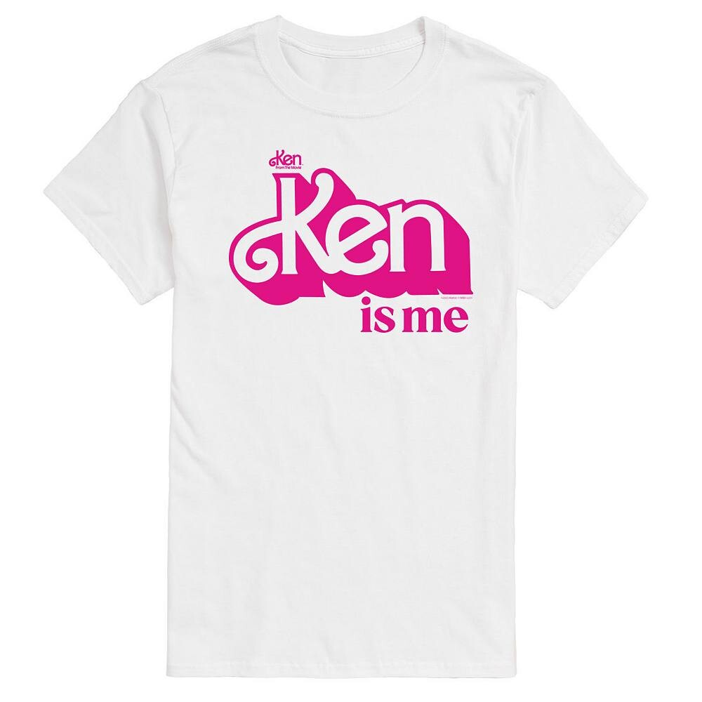 

Мужская футболка с рисунком Barbie The Movie Ken Is Me, белый