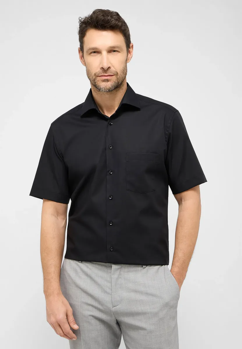 

Рубашка Eterna с короткими рукавами "MODERN FIT", черный