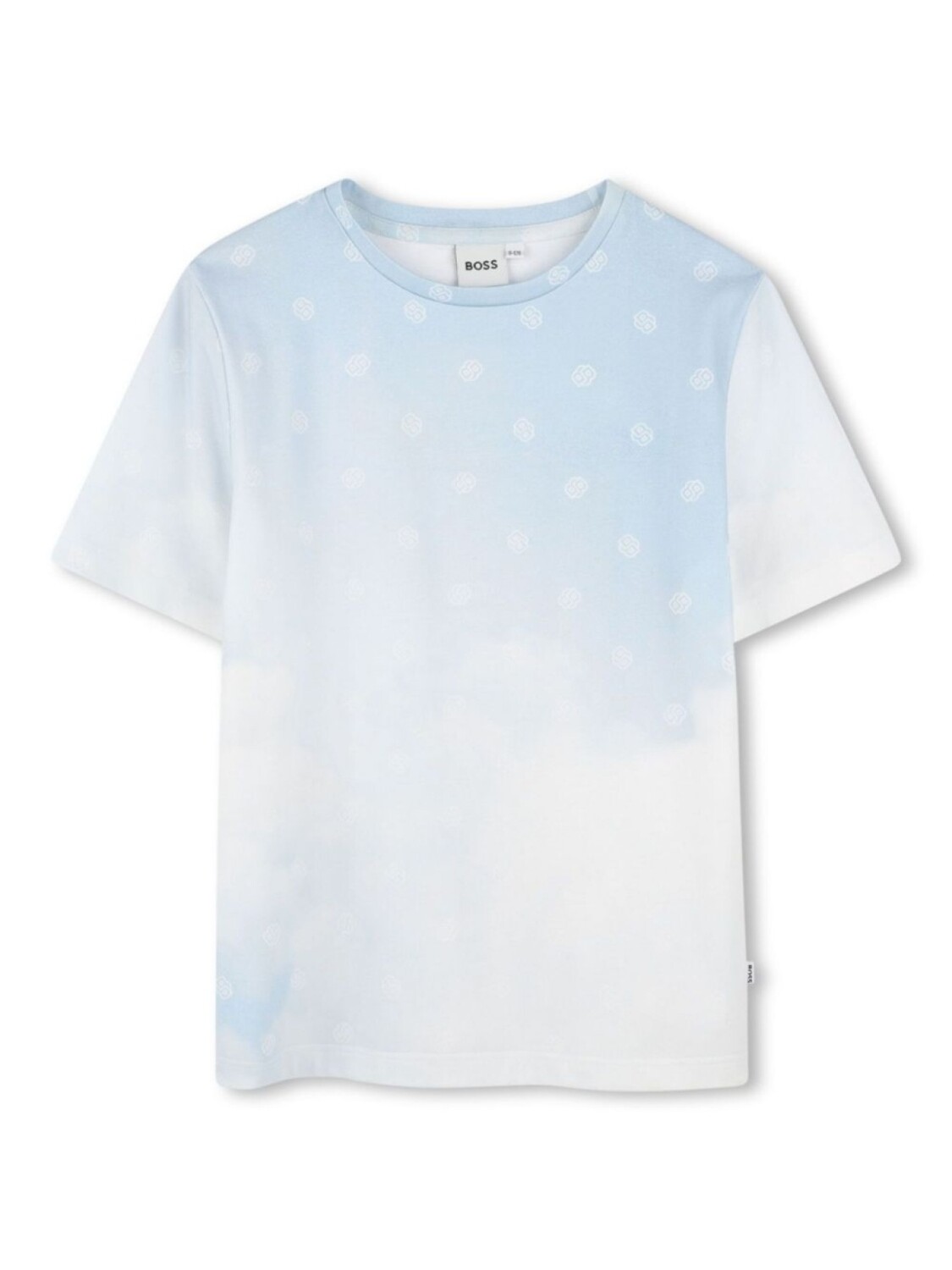 

BOSS Kidswear футболка с логотипом, синий