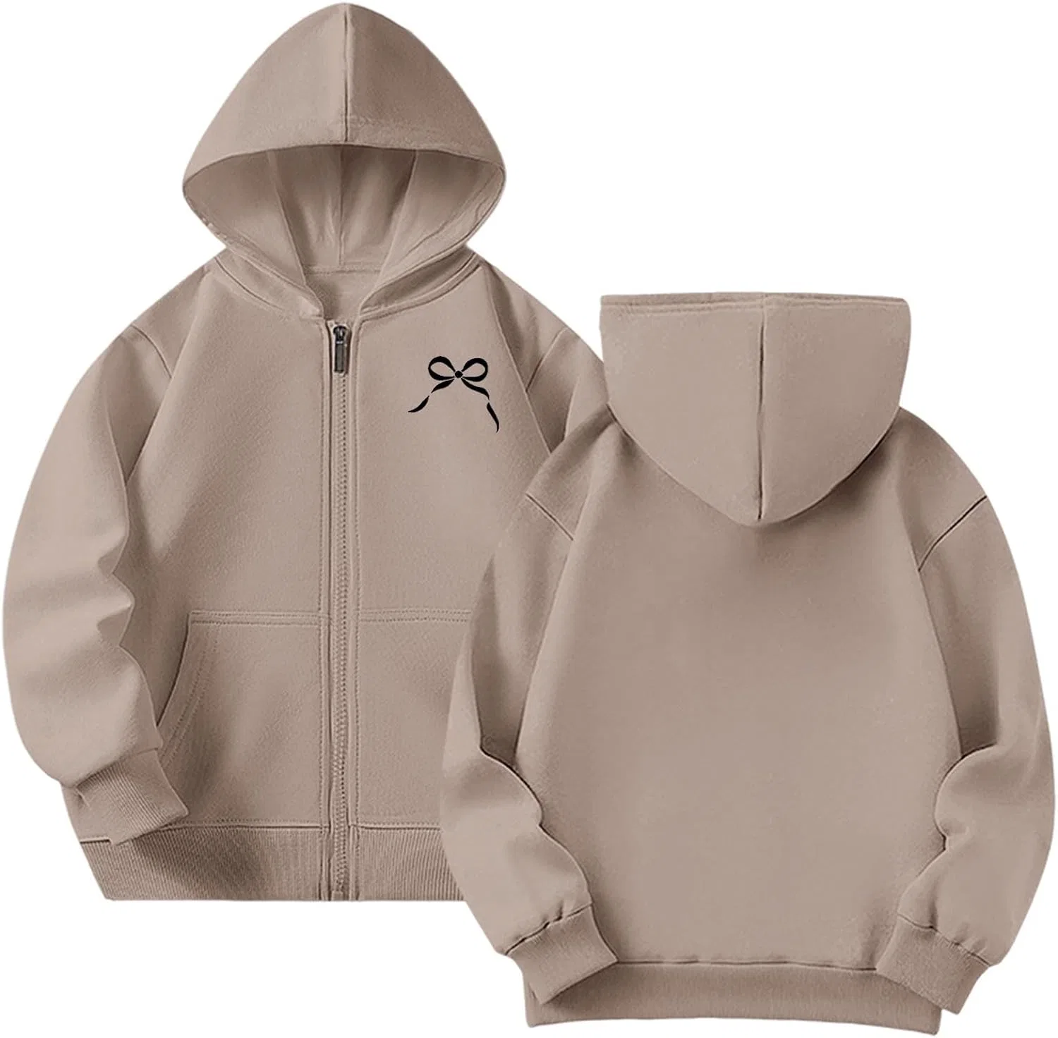 Спортивный костюм для девочек 2 предмета, Khaki — фото 2