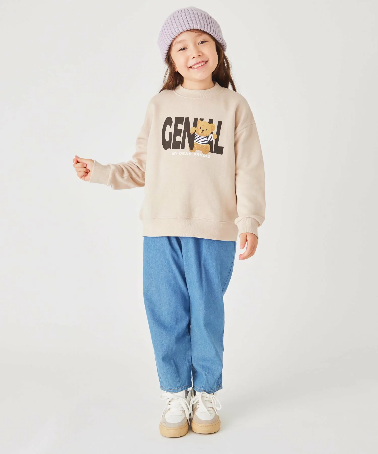 Толстовка с принтом Ever Closet, Moon Gray (bear logo) — фото 2