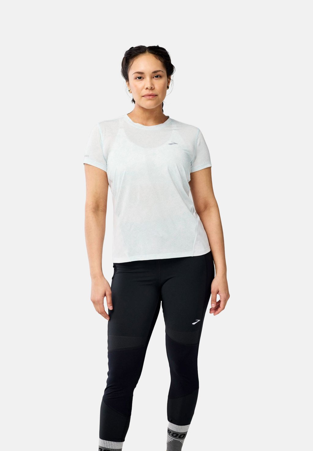 

Спортивная футболка SPRINT FREE SHORT SLEEVE Brooks, зеленый